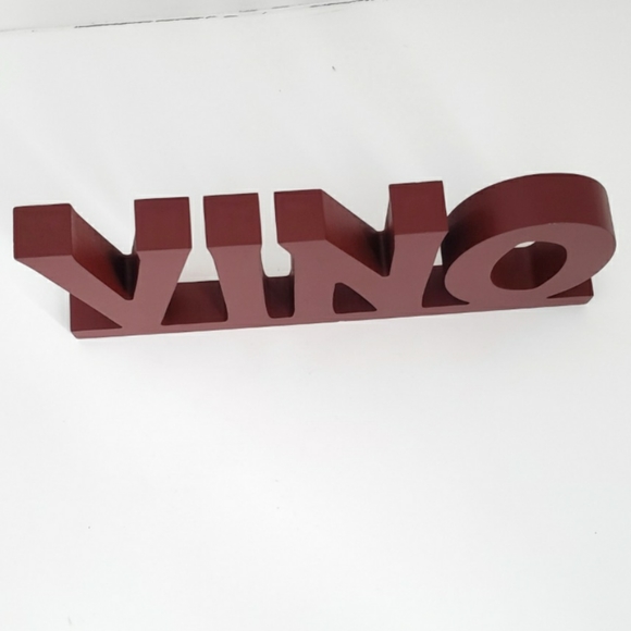 Vino Wine Wooden Sign Decor - Picture 3 of 5